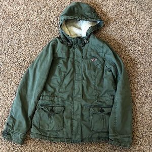 Hollister Cargo Hooded Coat